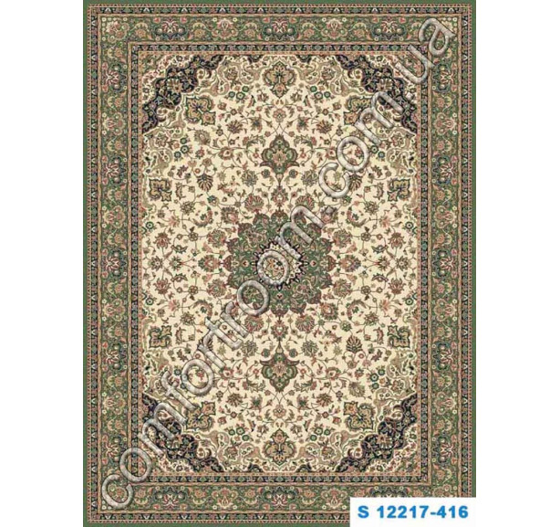 Ковер Kasbah 12217-416 beige-green - Фото 1